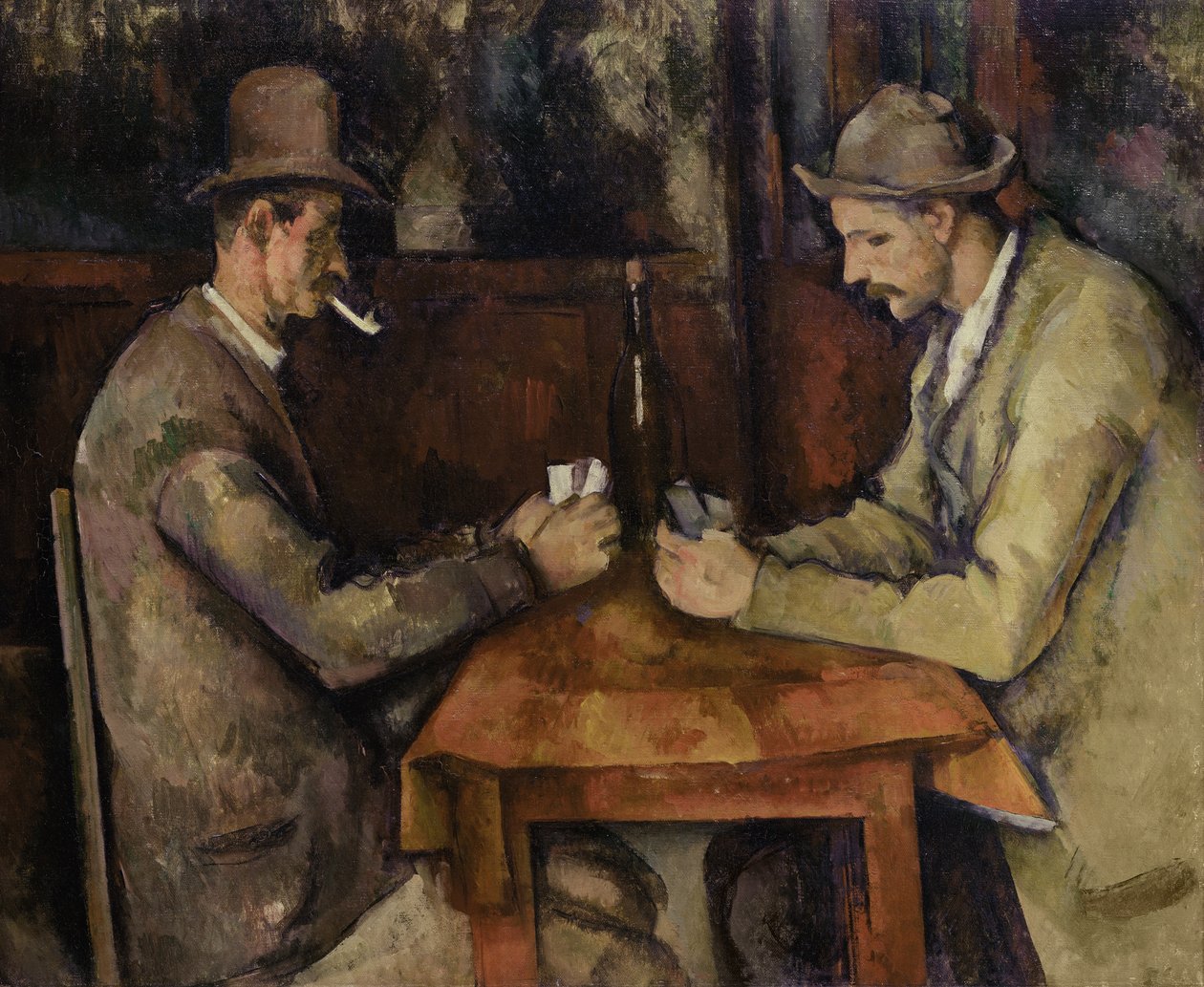 Gracze w karty, 1893-96 autorstwa Paul Cézanne