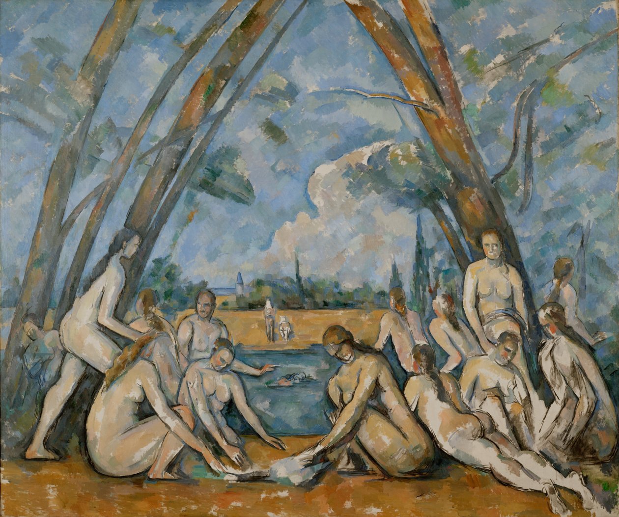 Wielcy Kąpiący się autorstwa Paul Cézanne