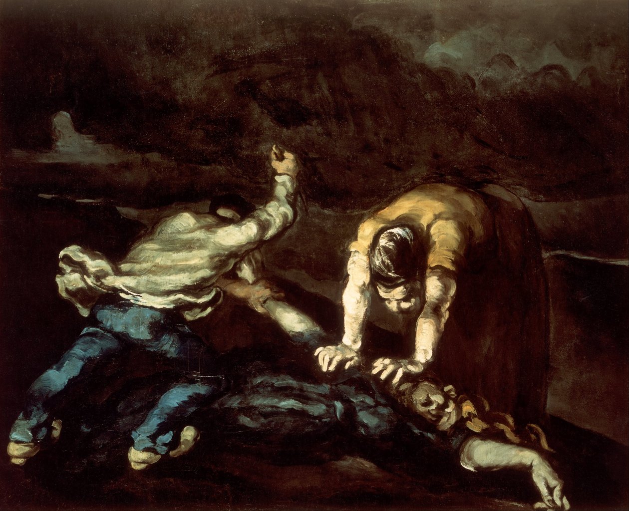 Zabójstwo autorstwa Paul Cézanne