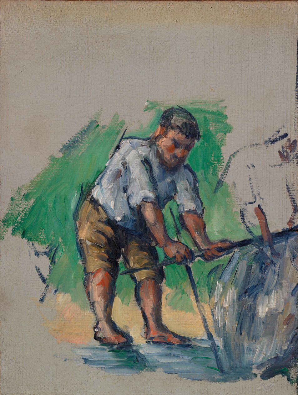 Wiertnik studni (Le Foreur) autorstwa Paul Cézanne