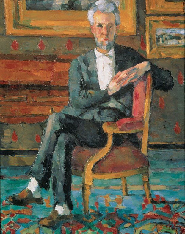 Victor Chocquet w pozycji siedzącej autorstwa Paul Cézanne