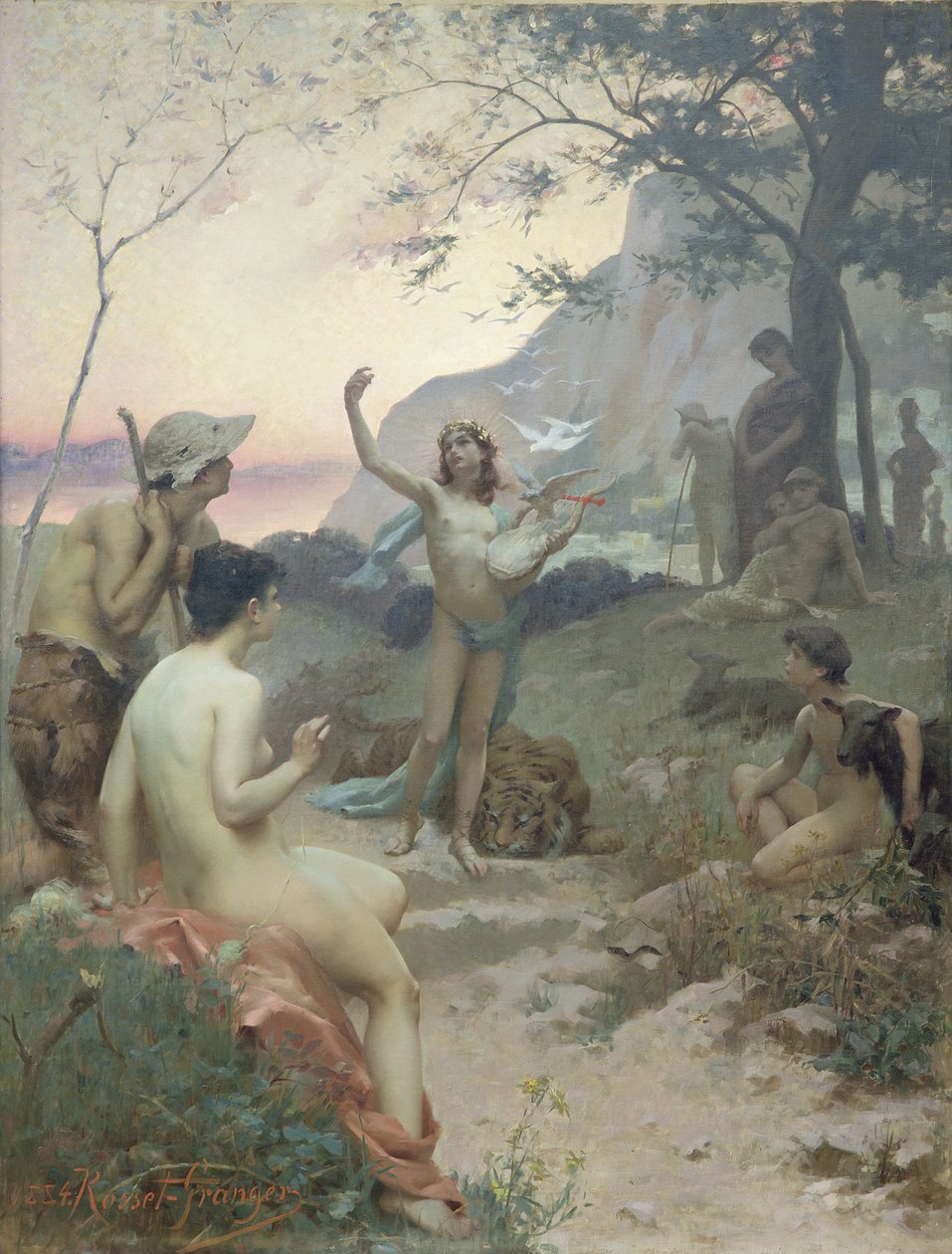 Orfeusz, 1884 autorstwa Paul Edouard Rosset Granger