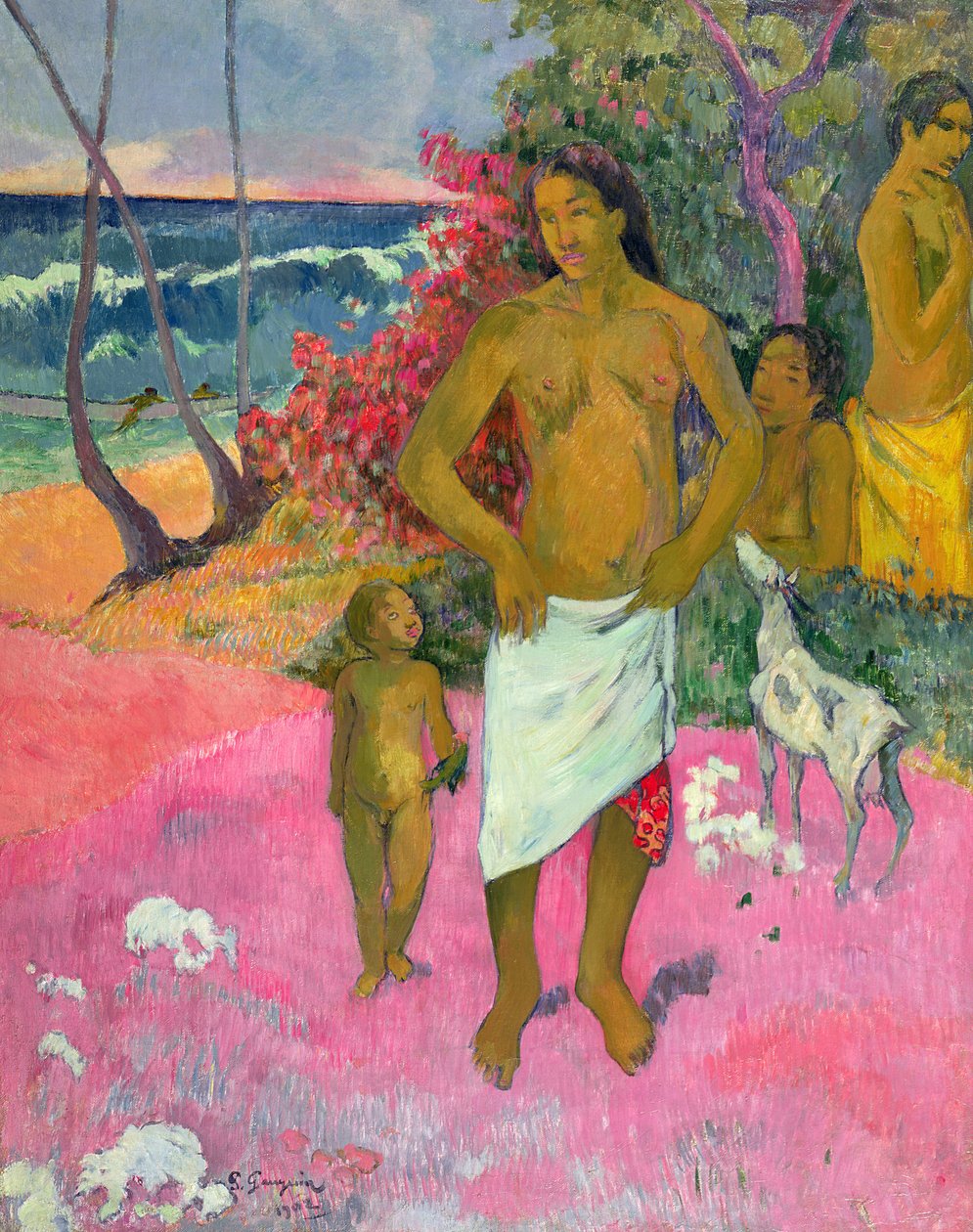 Spacer nad morzem, 1902 autorstwa Paul Gauguin