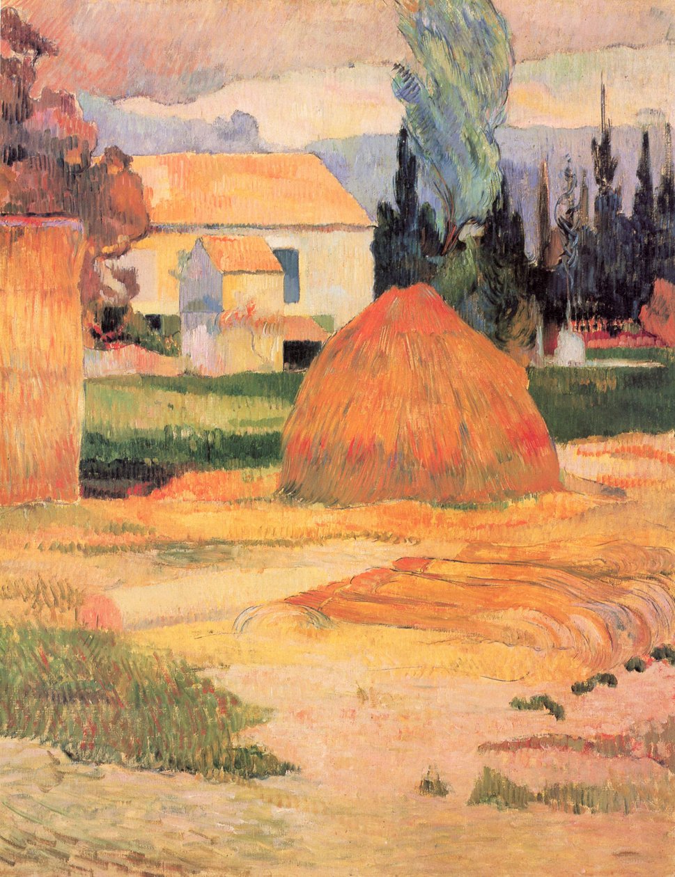 Dom wiejski w Arles autorstwa Paul Gauguin