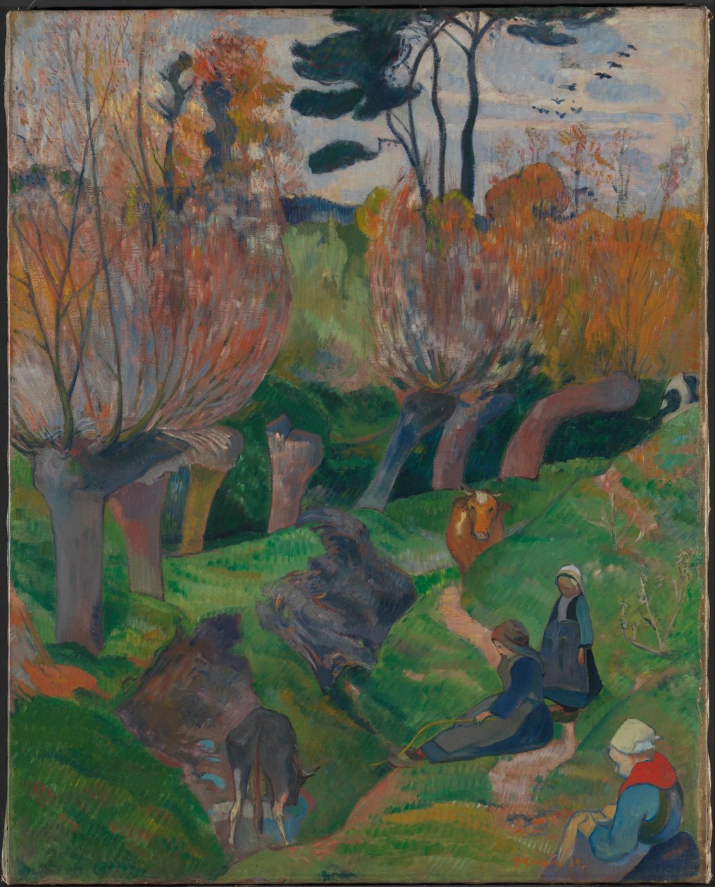 Bretoński krajobraz, 1889 autorstwa Paul Gauguin
