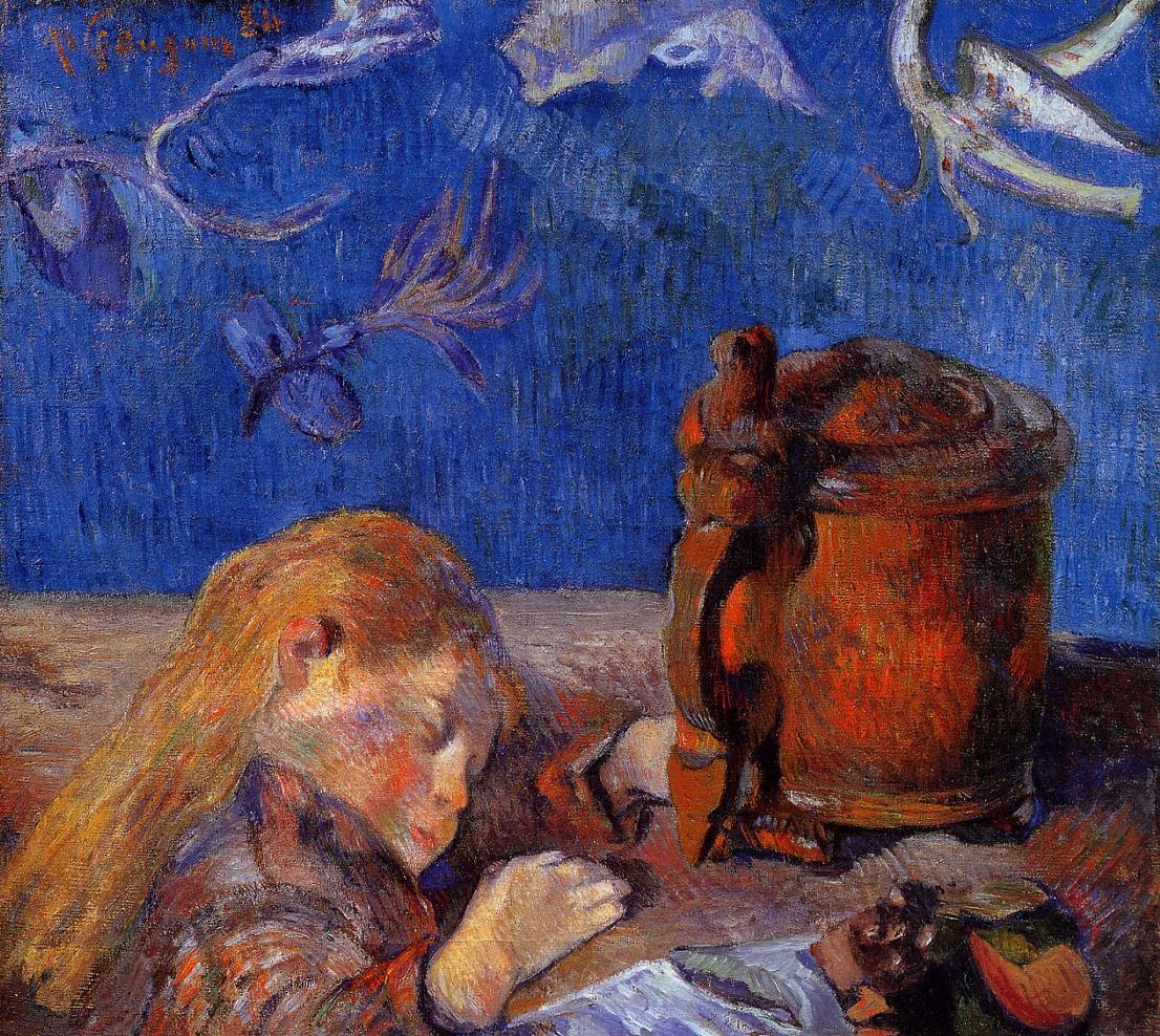 Clovis śpi autorstwa Paul Gauguin