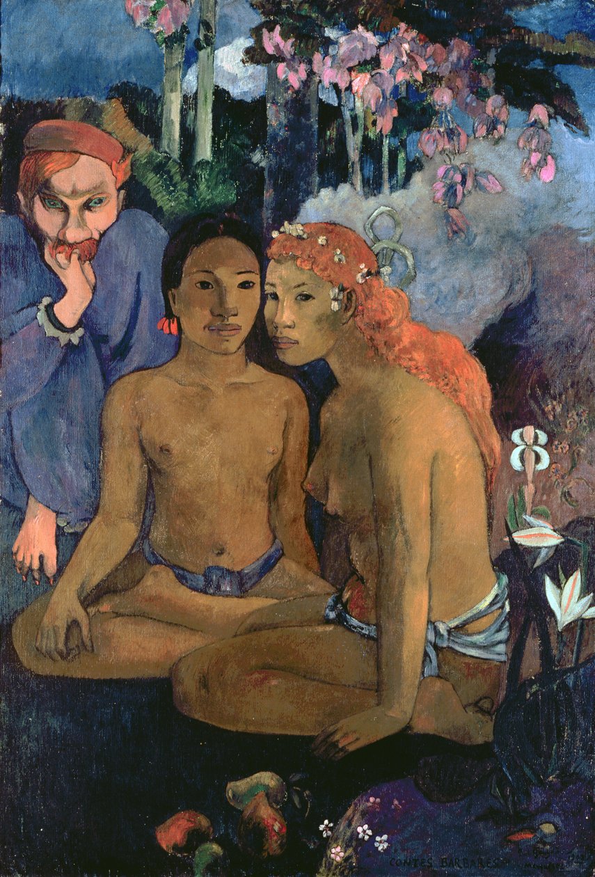 Barbarų pasakos, nupoliruotos 1902 m autorstwa Paul Gauguin