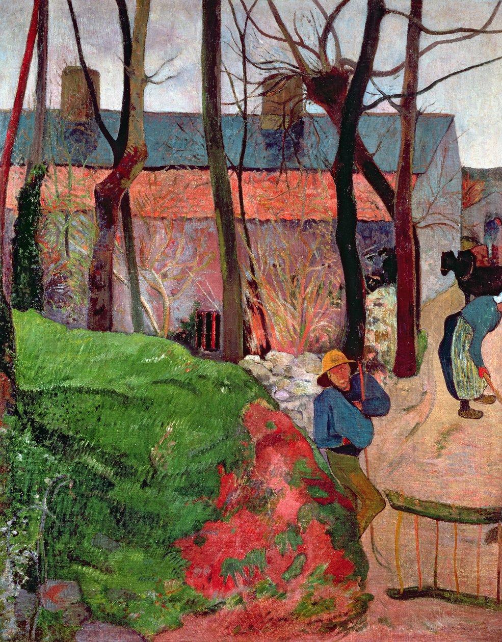 Domek w Le Pouldu, 1890 autorstwa Paul Gauguin