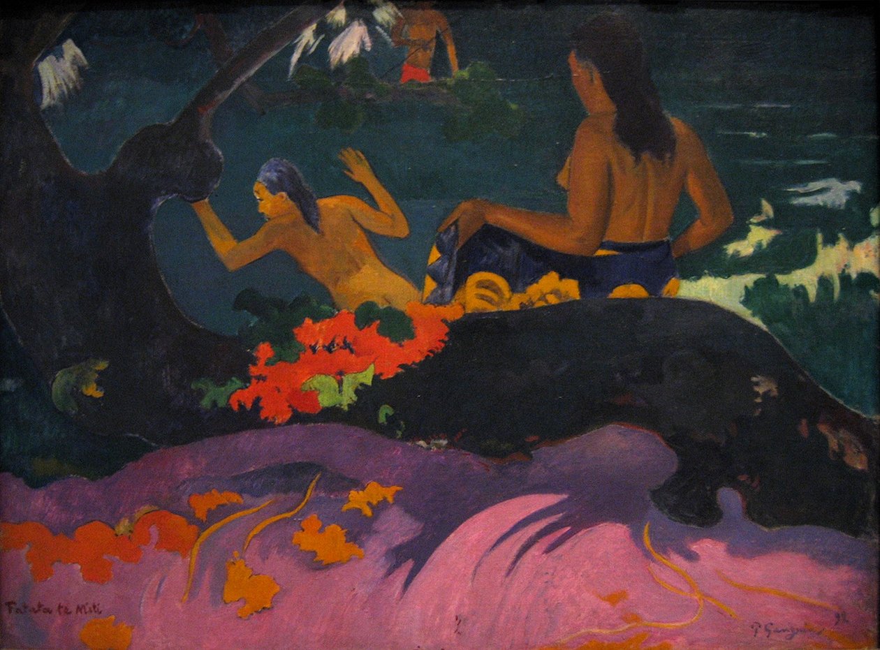 Blisko snu (nad morzem) autorstwa Paul Gauguin