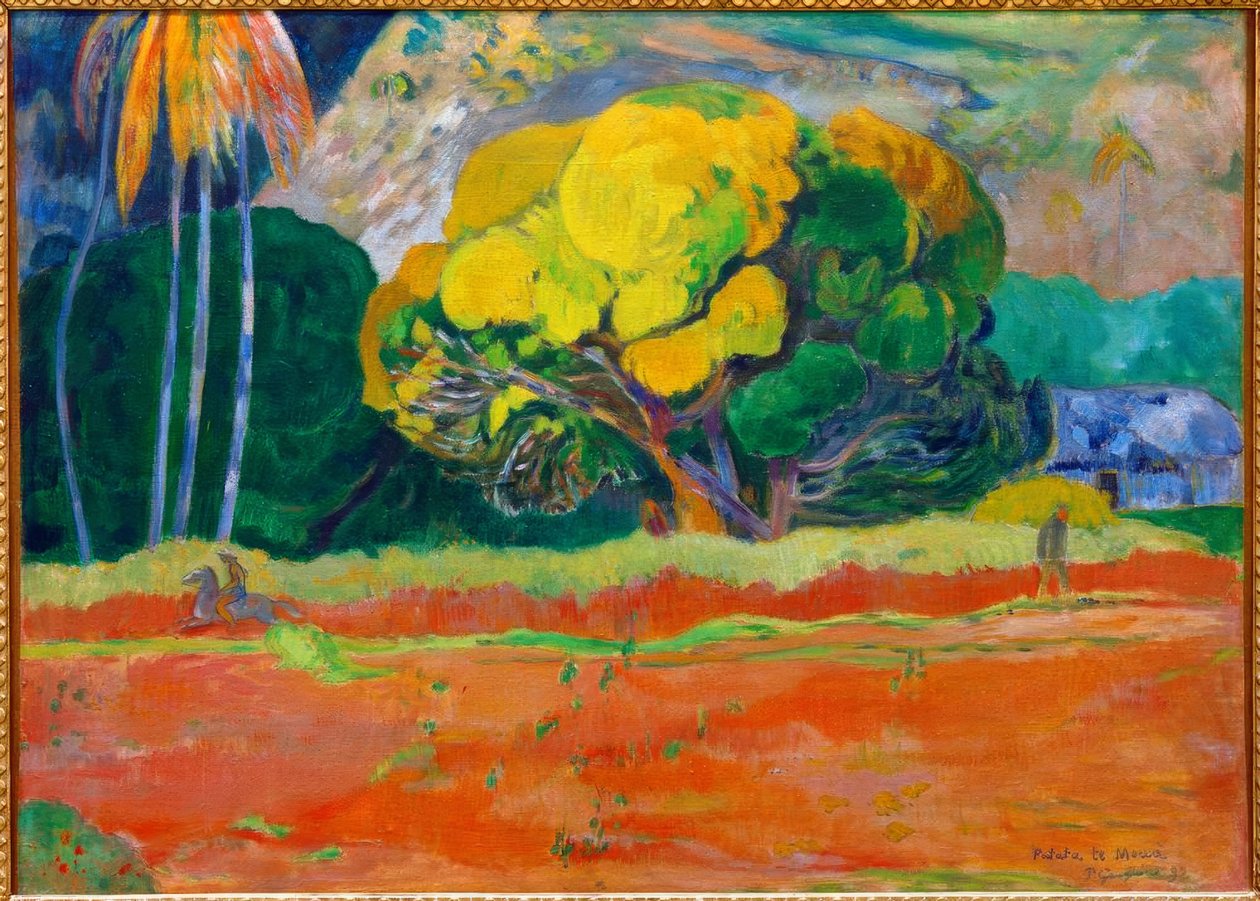 Góra jest blisko autorstwa Paul Gauguin