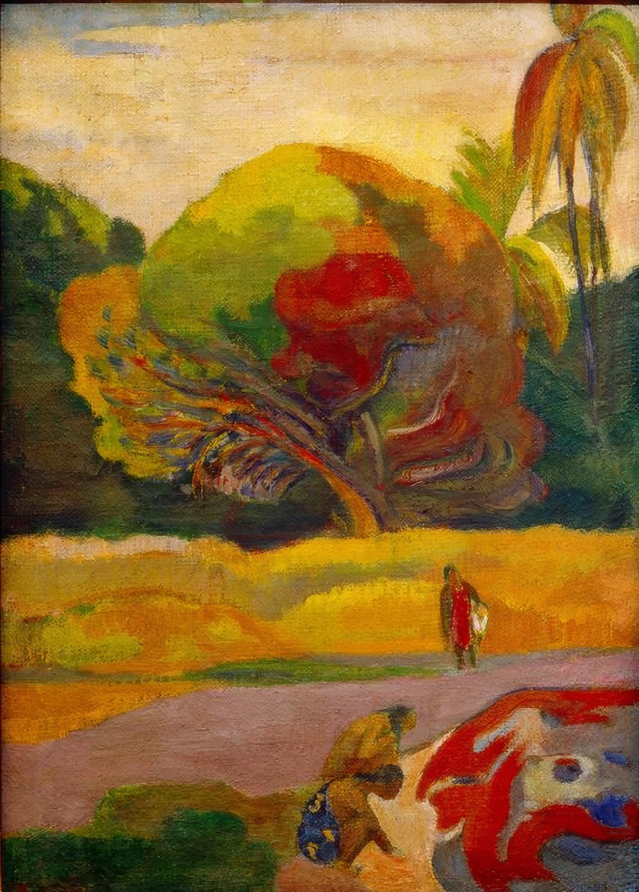 Kobiety nad rzeką autorstwa Paul Gauguin