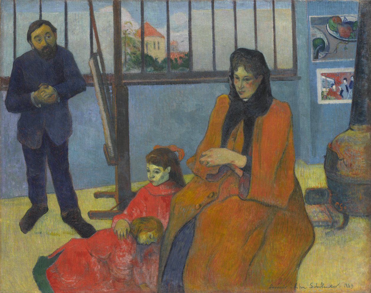Francuski: Latelier de Schuffenecker, ou La famille SchuffeneckerSchuffeneckers Studio autorstwa Paul Gauguin