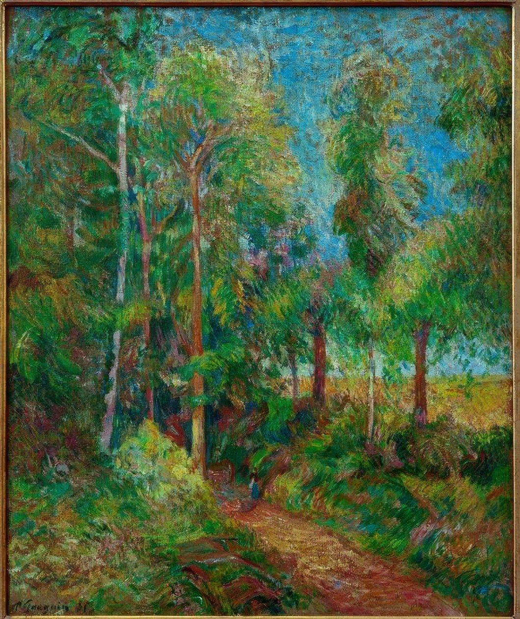 Skraj Lasu (I) autorstwa Paul Gauguin
