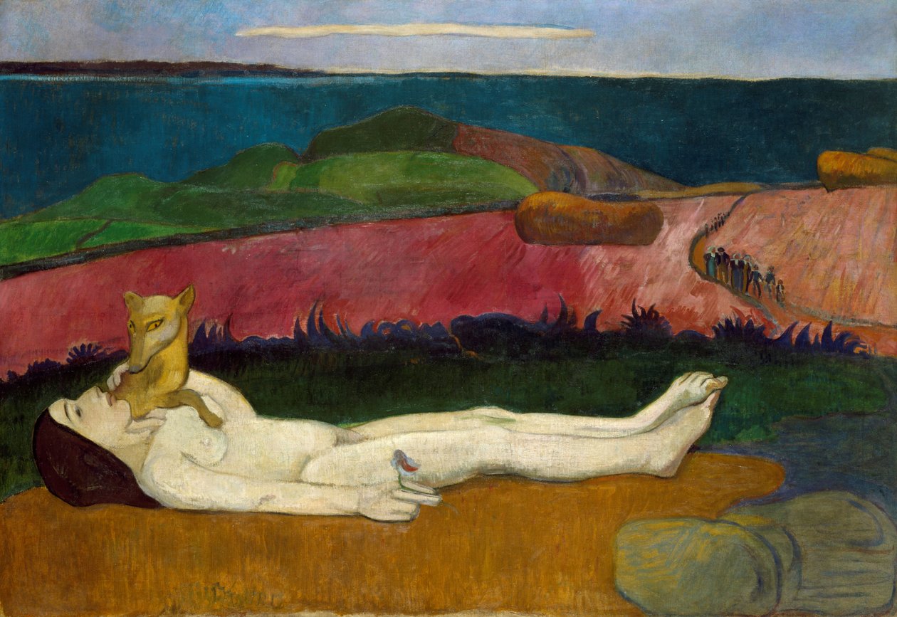 Utrata dziewictwa, czyli przebudzenie wiosny autorstwa Paul Gauguin