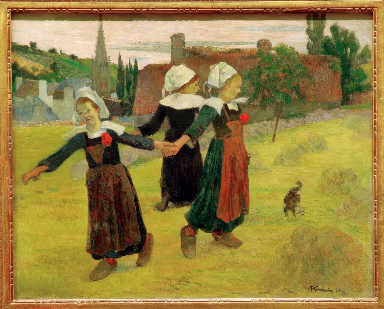 La Ronde des Petits Bretonnes autorstwa Paul Gauguin