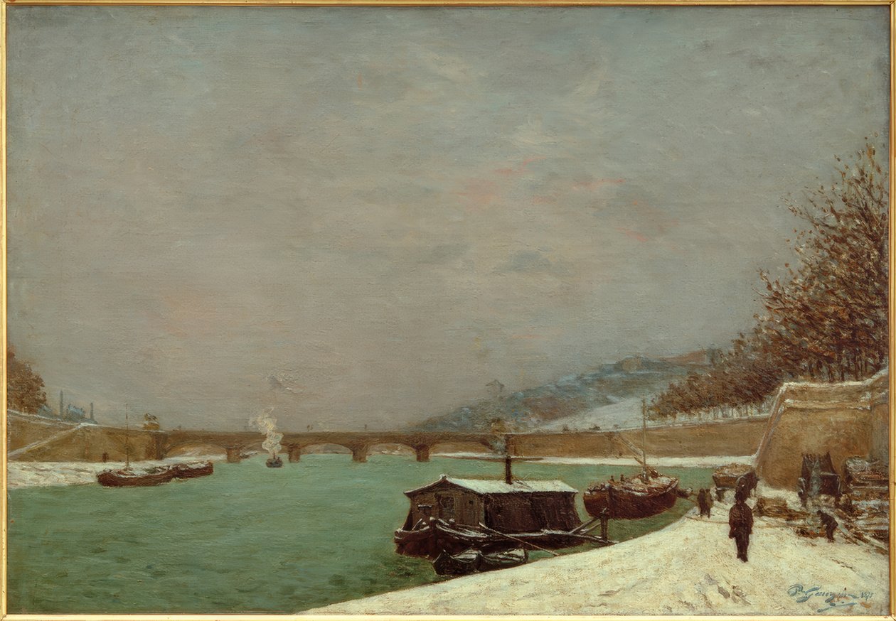 Sekwana u Pont dIéna autorstwa Paul Gauguin