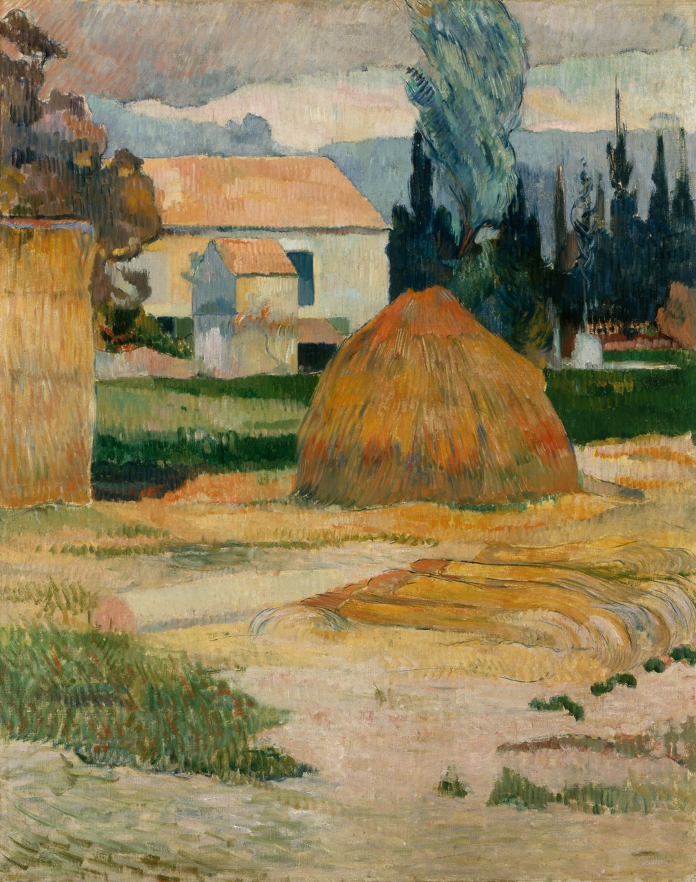Krajobraz w pobliżu Arles autorstwa Paul Gauguin