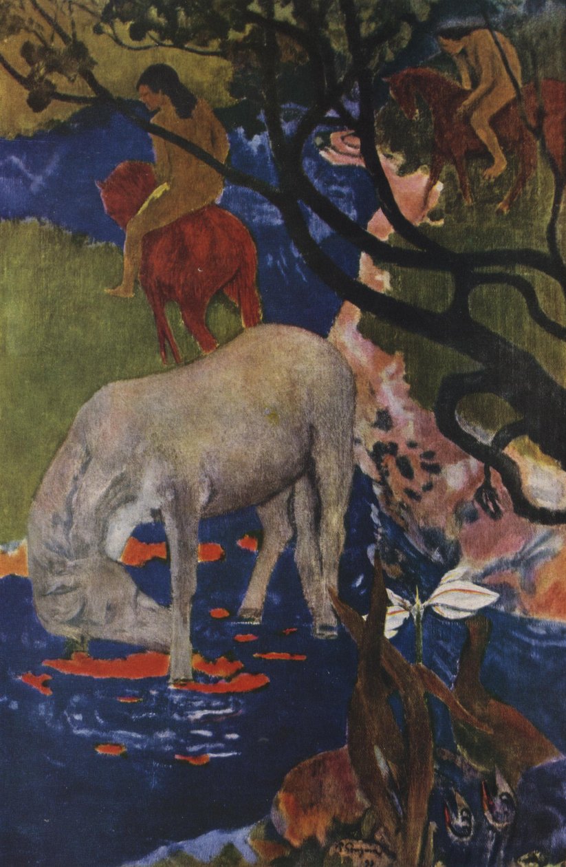 Biały Koń autorstwa Paul Gauguin