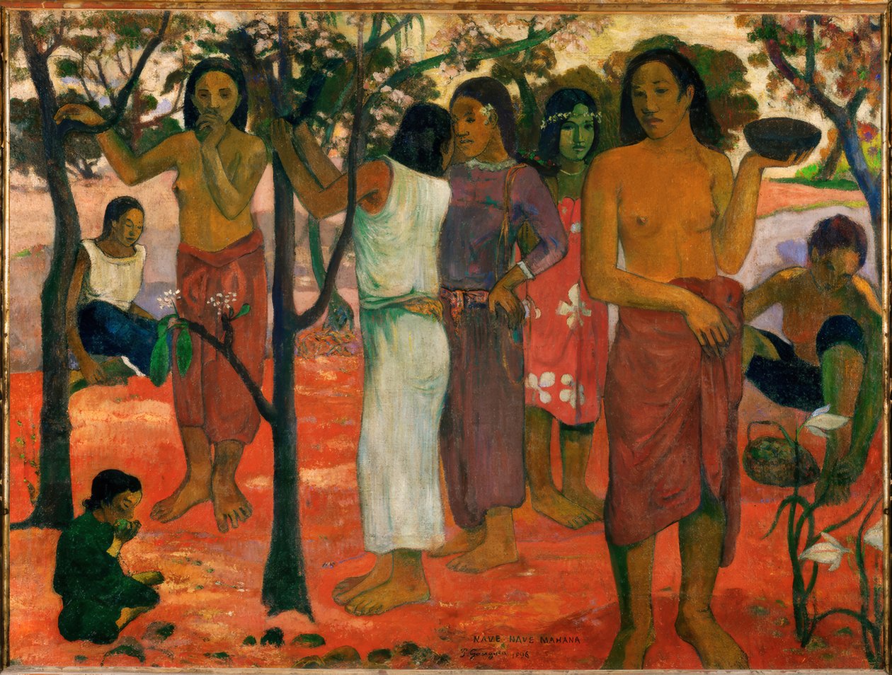 Dziewięć do dziewięciu świetnie autorstwa Paul Gauguin