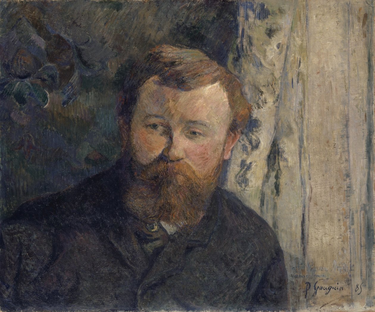 Portret Achille Granchi Taylor, 1885 autorstwa Paul Gauguin