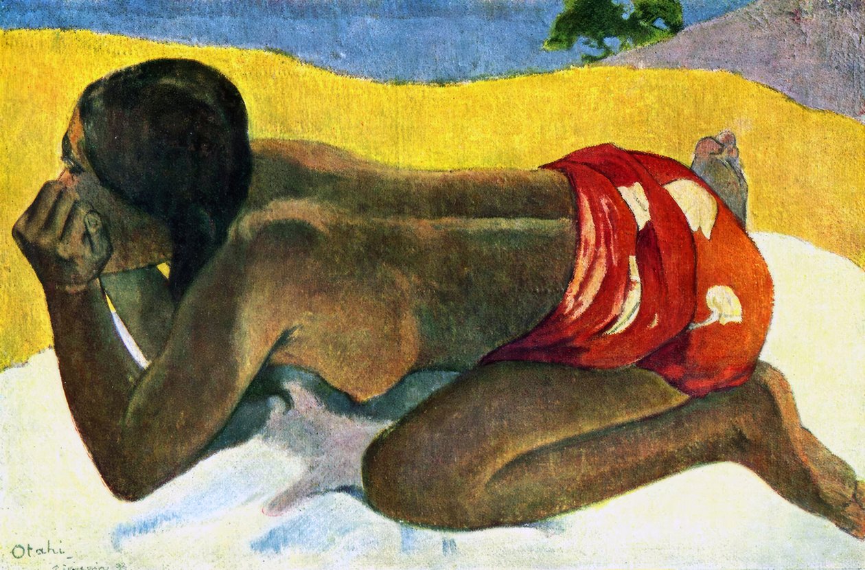 Tahiti: Otaki (samotnie) Paul Gauguin (1893) autorstwa Paul Gauguin