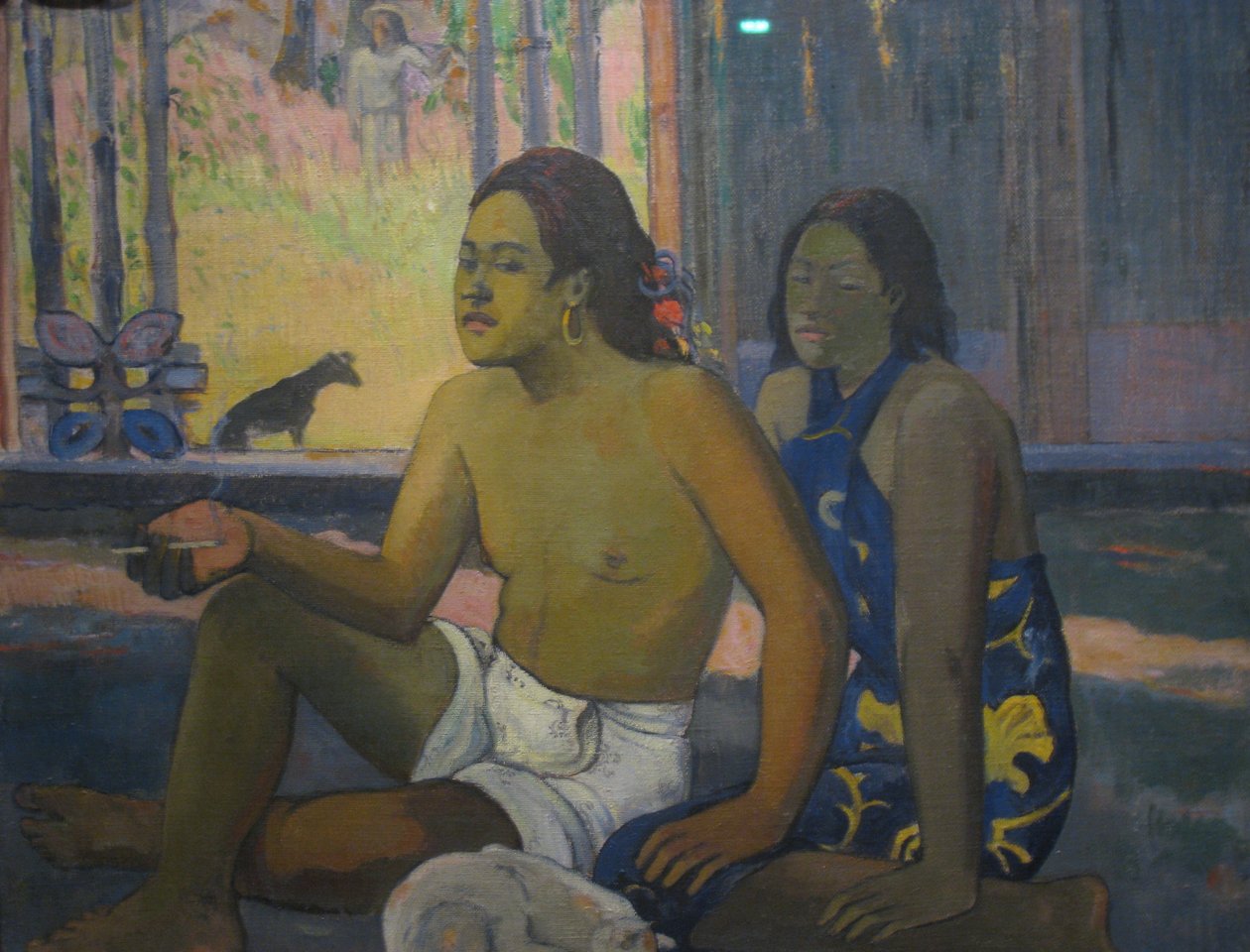 Tahitańczycy w pokoju autorstwa Paul Gauguin