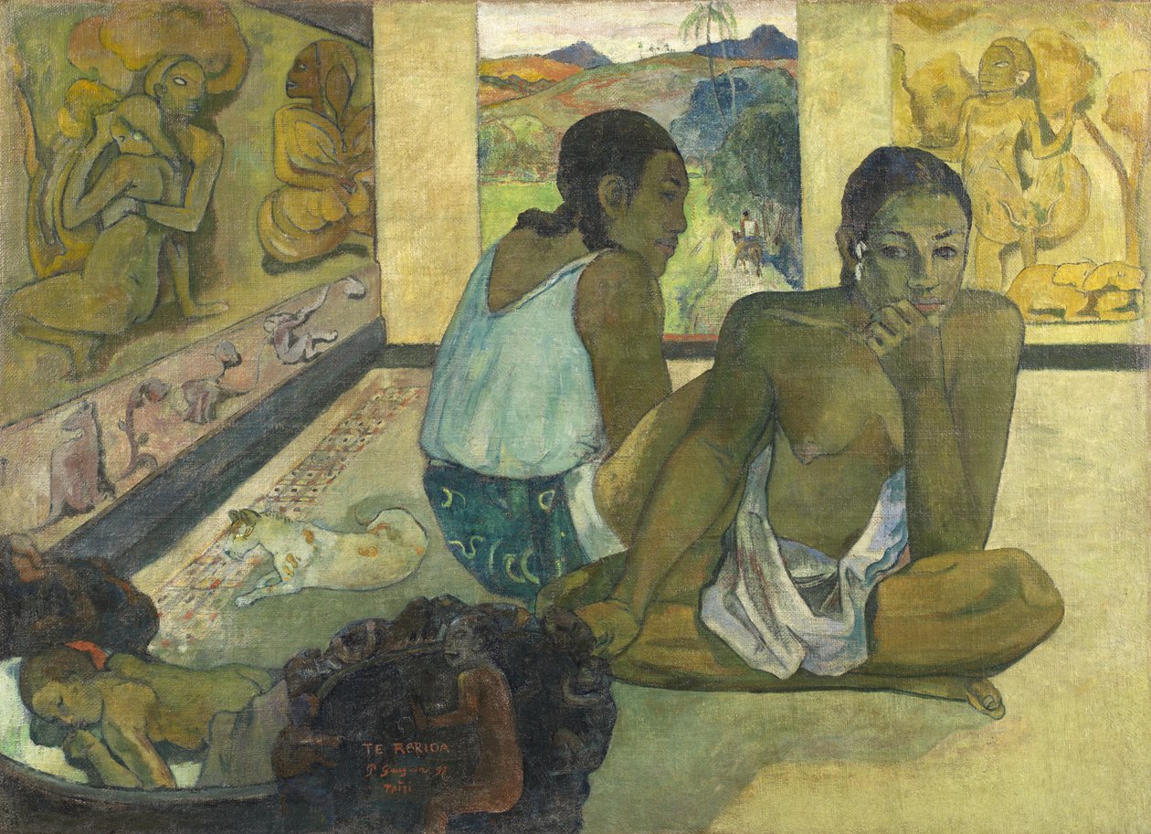 Te Rerioa (Śnienie na dzień), 1897 (szczegóły patrz 65741) autorstwa Paul Gauguin