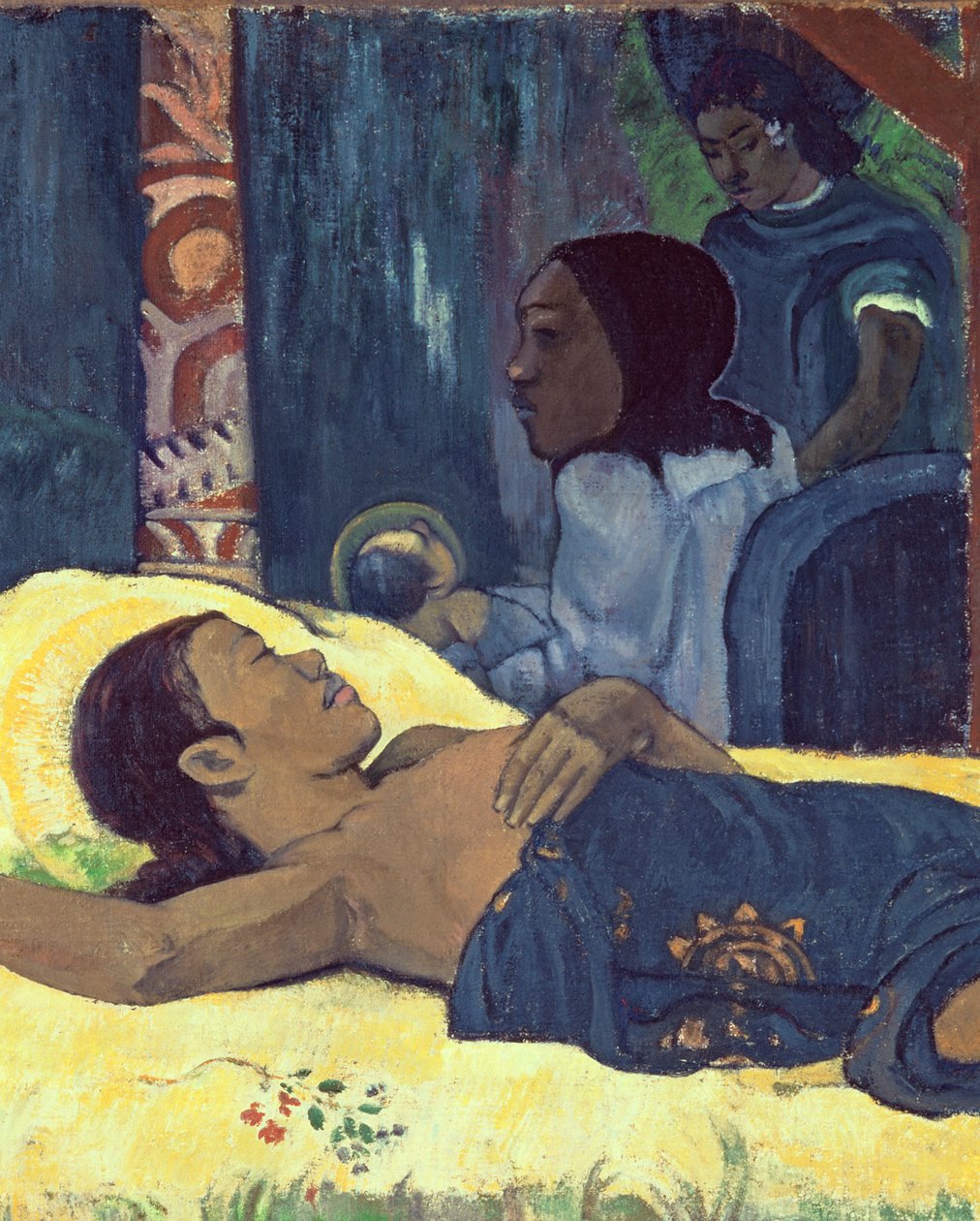 د مسیح زیږون، 1896 (تفصیل 142140) پولی autorstwa Paul Gauguin