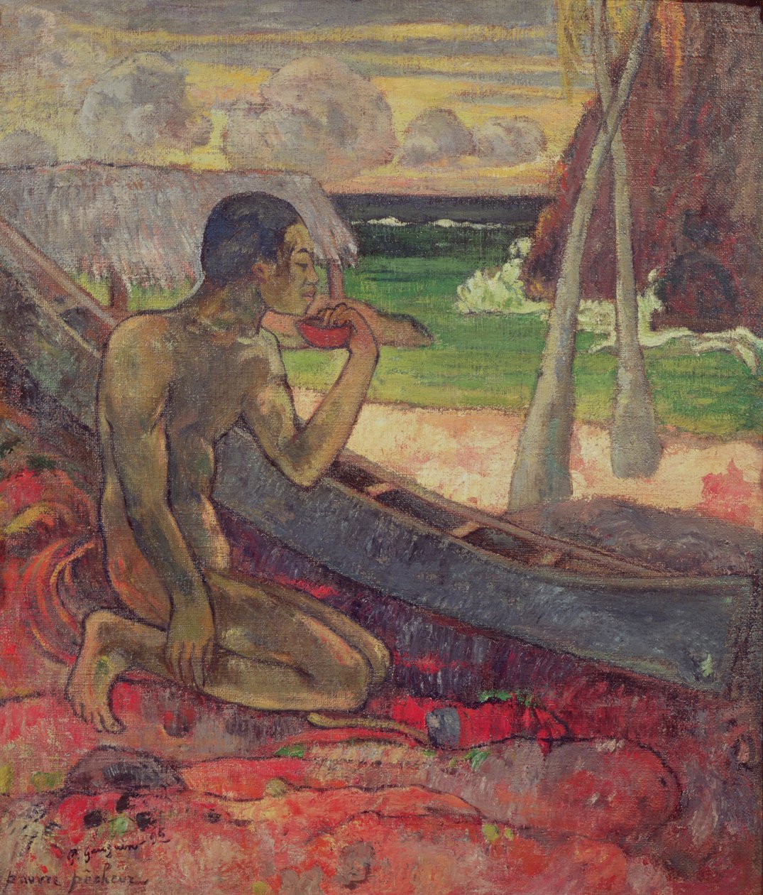 Biedny rybak, 1896 r. autorstwa Paul Gauguin