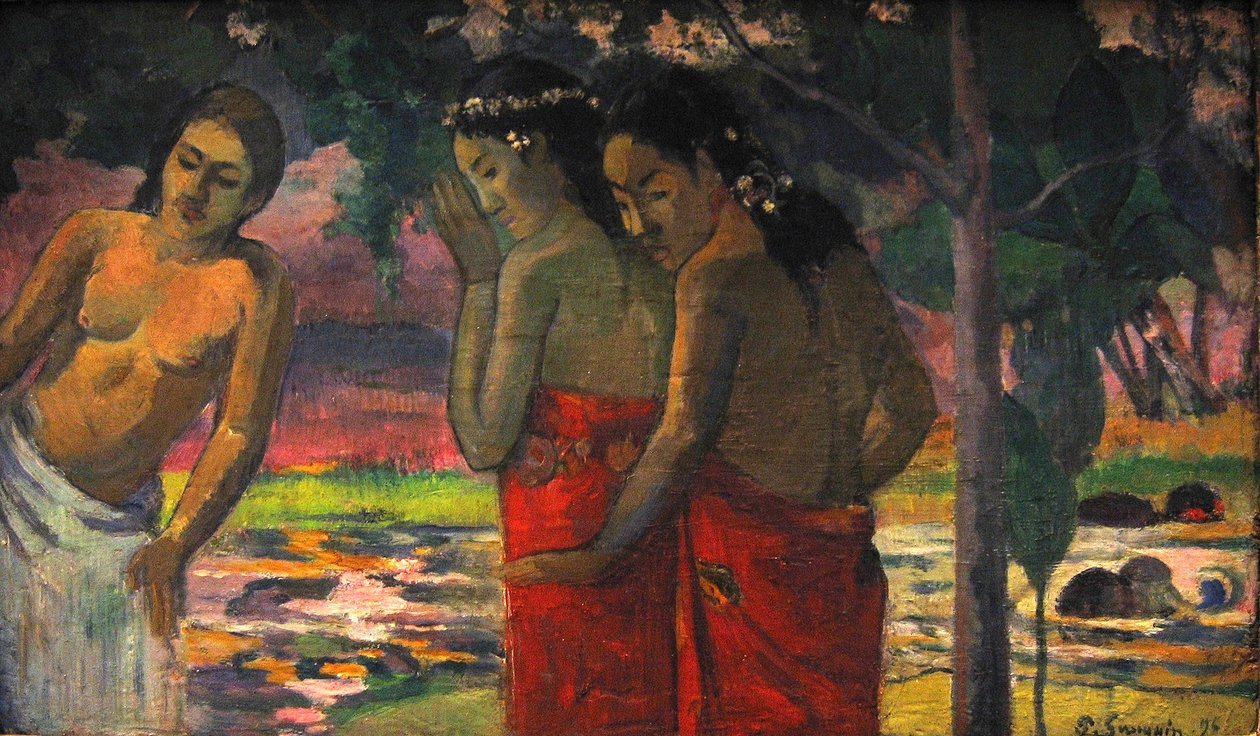 Trzy tahitańskie kobiety autorstwa Paul Gauguin