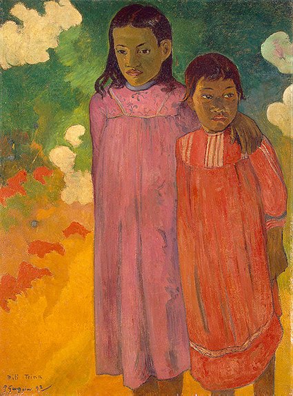 Dwie siostry autorstwa Paul Gauguin