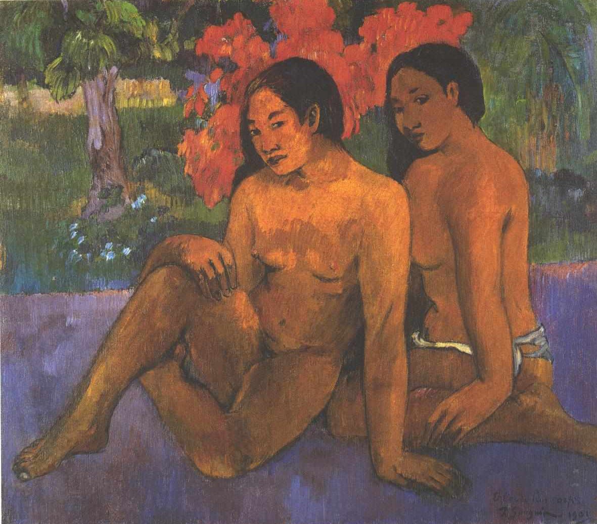 A złoto ich ciał autorstwa Paul Gauguin