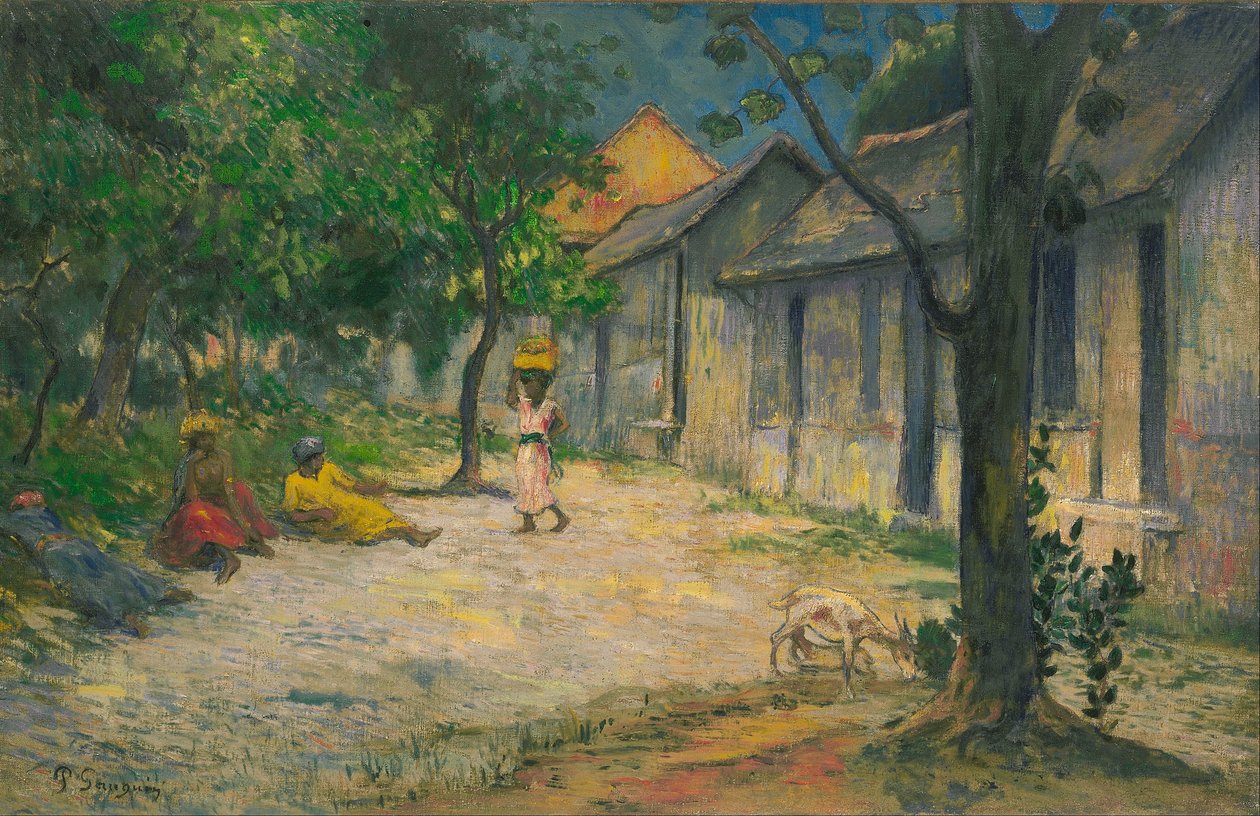 Wioska na Martynice autorstwa Paul Gauguin
