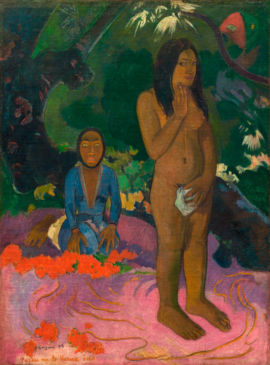 Słowa diabła autorstwa Paul Gauguin