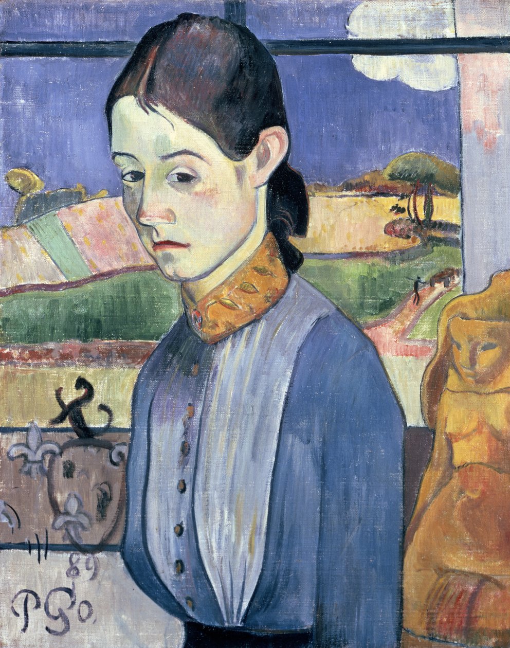 Młoda Bretończyk, 1889 autorstwa Paul Gauguin