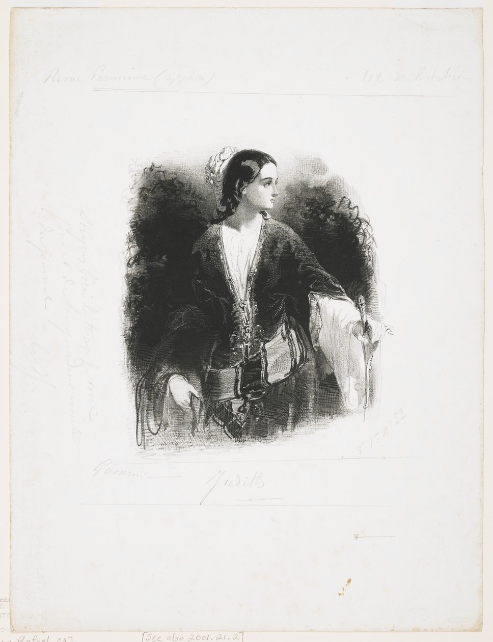 Judyta, 1842 autorstwa Paul Gavarni