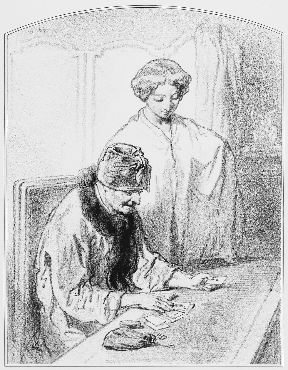 Sukces, Tablica 12 z Les Toquades, 1858 autorstwa Paul Gavarni
