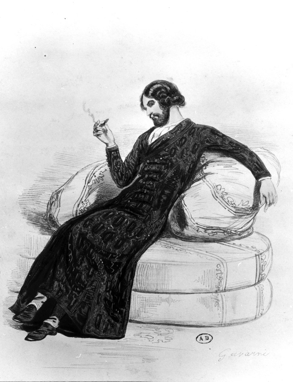 Artysta, ok. 1830 r. autorstwa Paul Gavarni