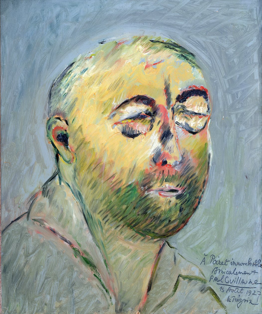 Portret Paula Poireta, 1927 autorstwa Paul Guillaume