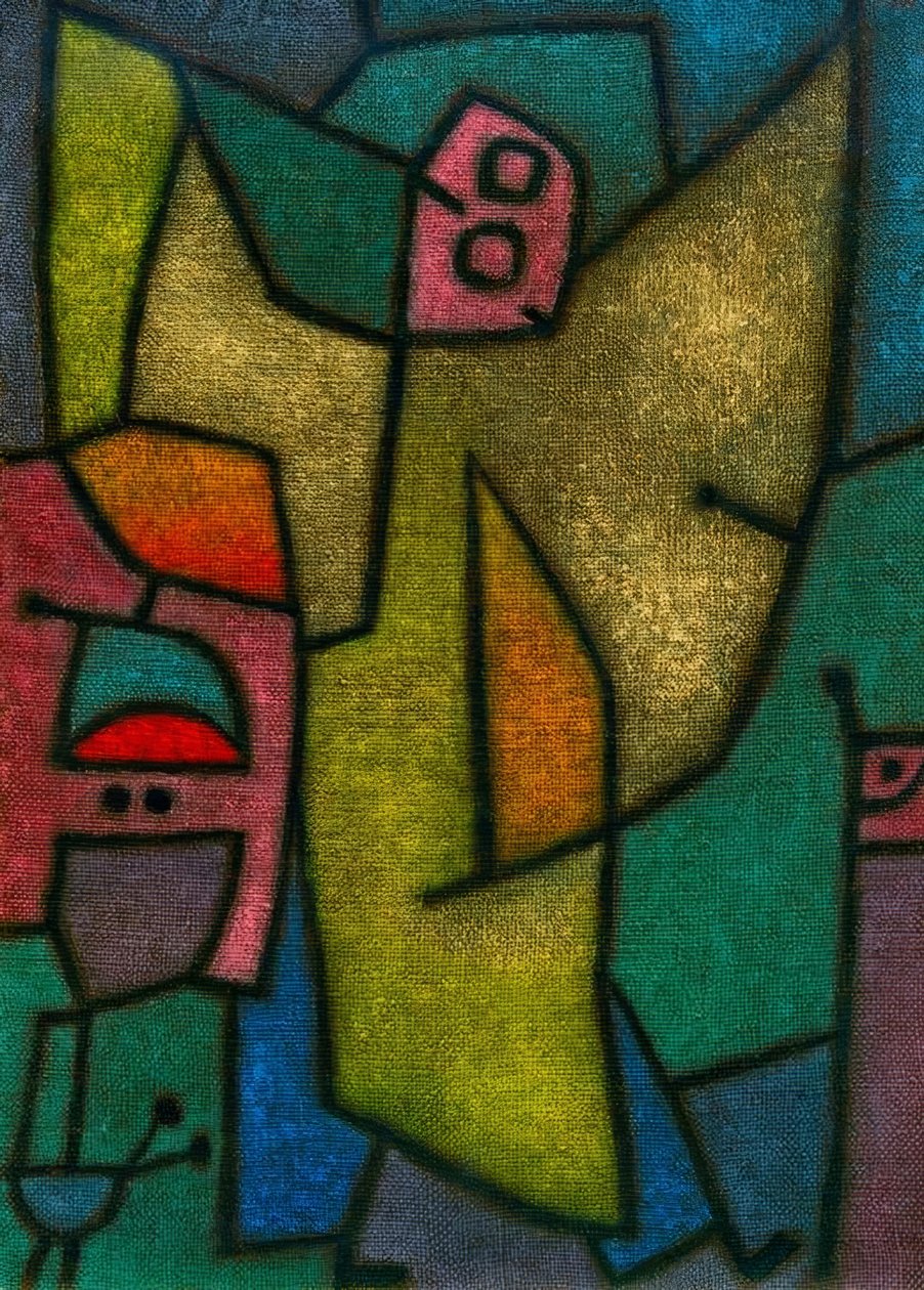 Anioł bojowy autorstwa Paul Klee