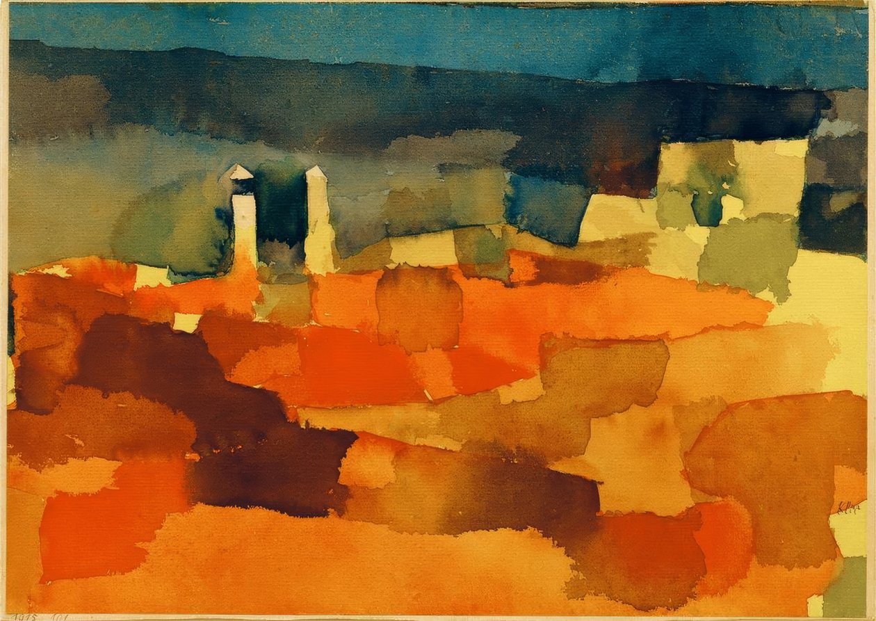 Wracając do szkicu z Sidibusaid autorstwa Paul Klee