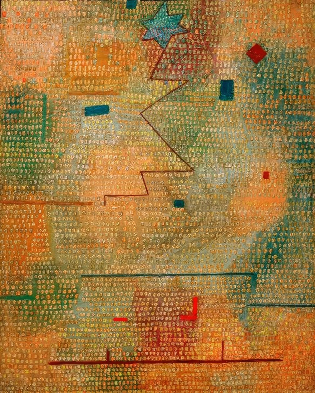 Wschodząca gwiazda autorstwa Paul Klee