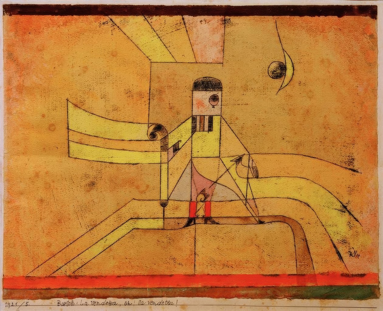 Zemsta, oh! Zemsta! autorstwa Paul Klee