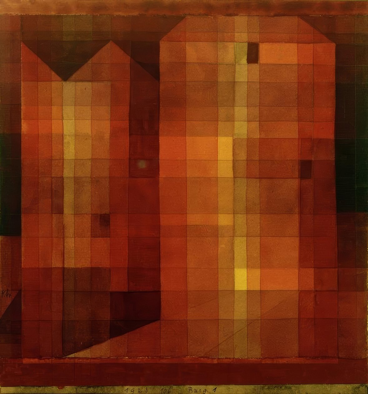 Burg 1 autorstwa Paul Klee