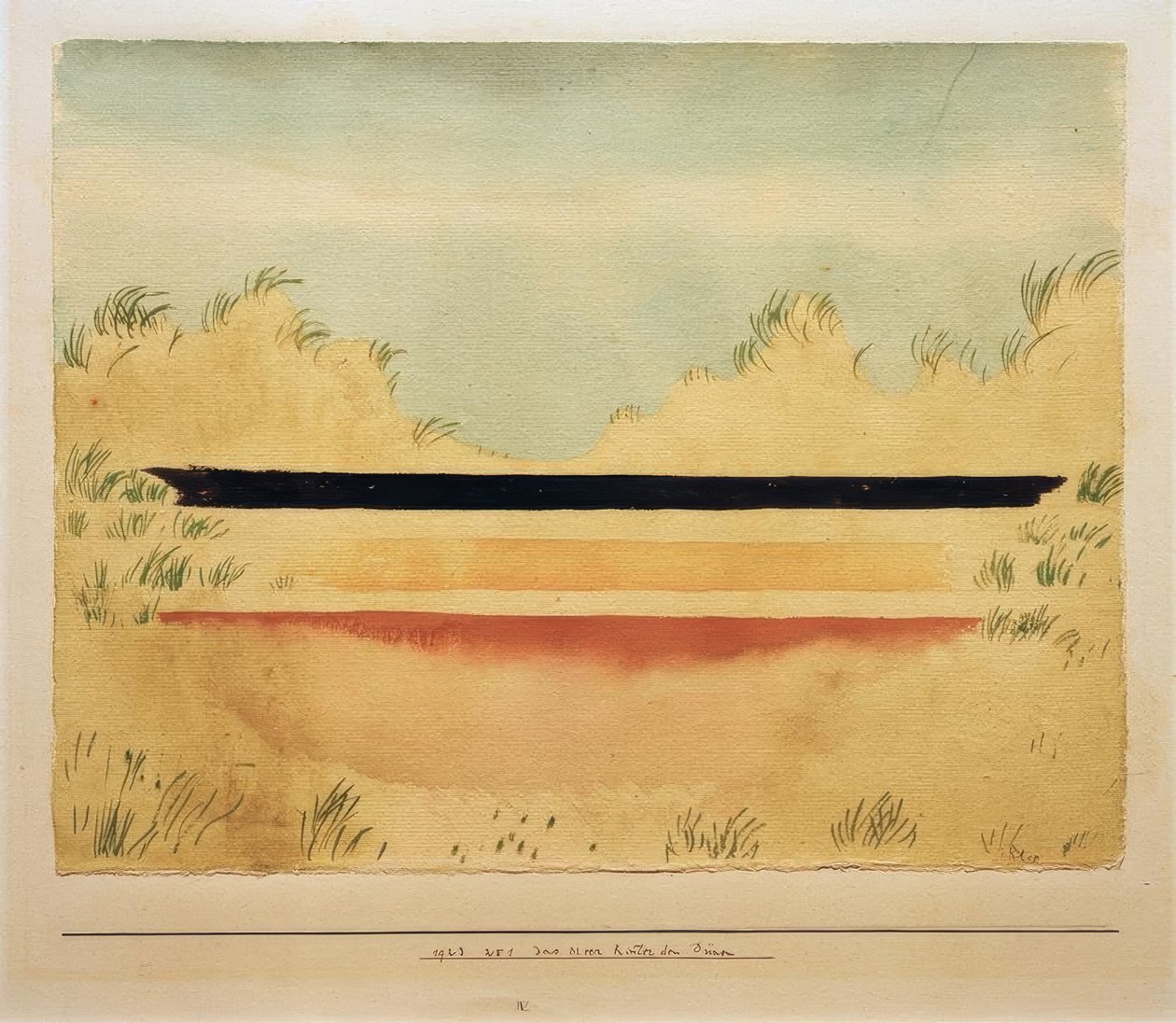 Morze za wydmami autorstwa Paul Klee
