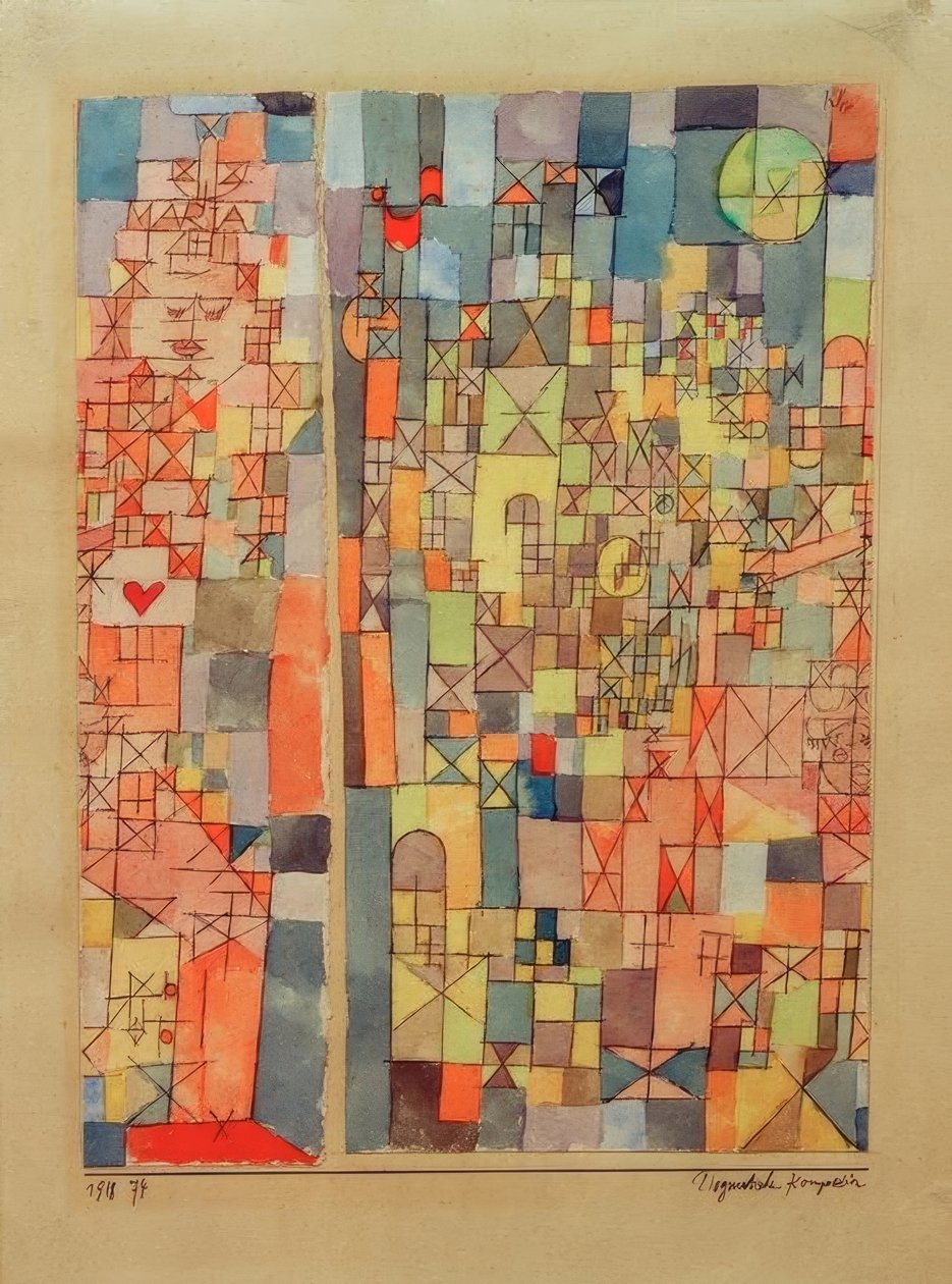 Kompozycja dogmatyczna autorstwa Paul Klee
