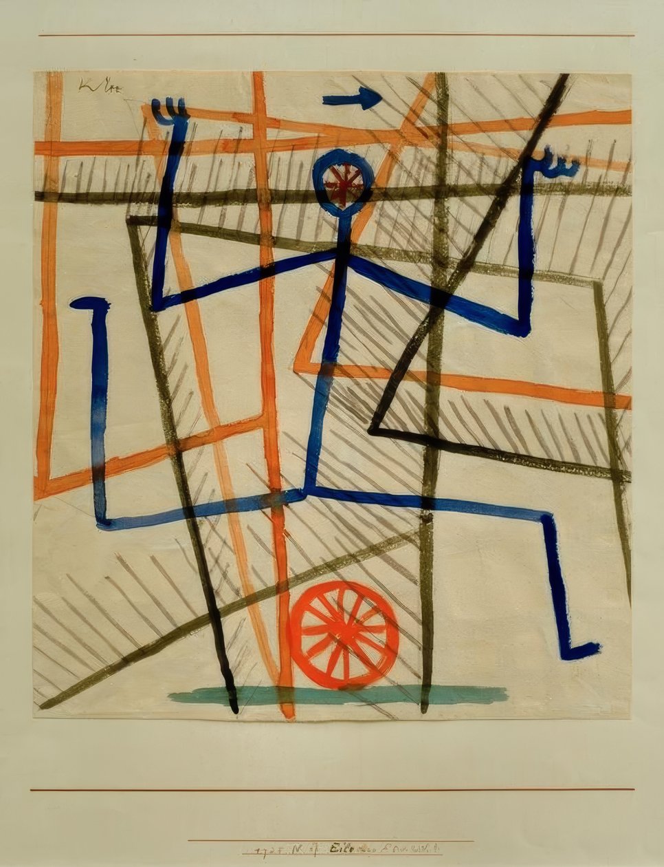 Pospiesz się bez zastanowienia autorstwa Paul Klee