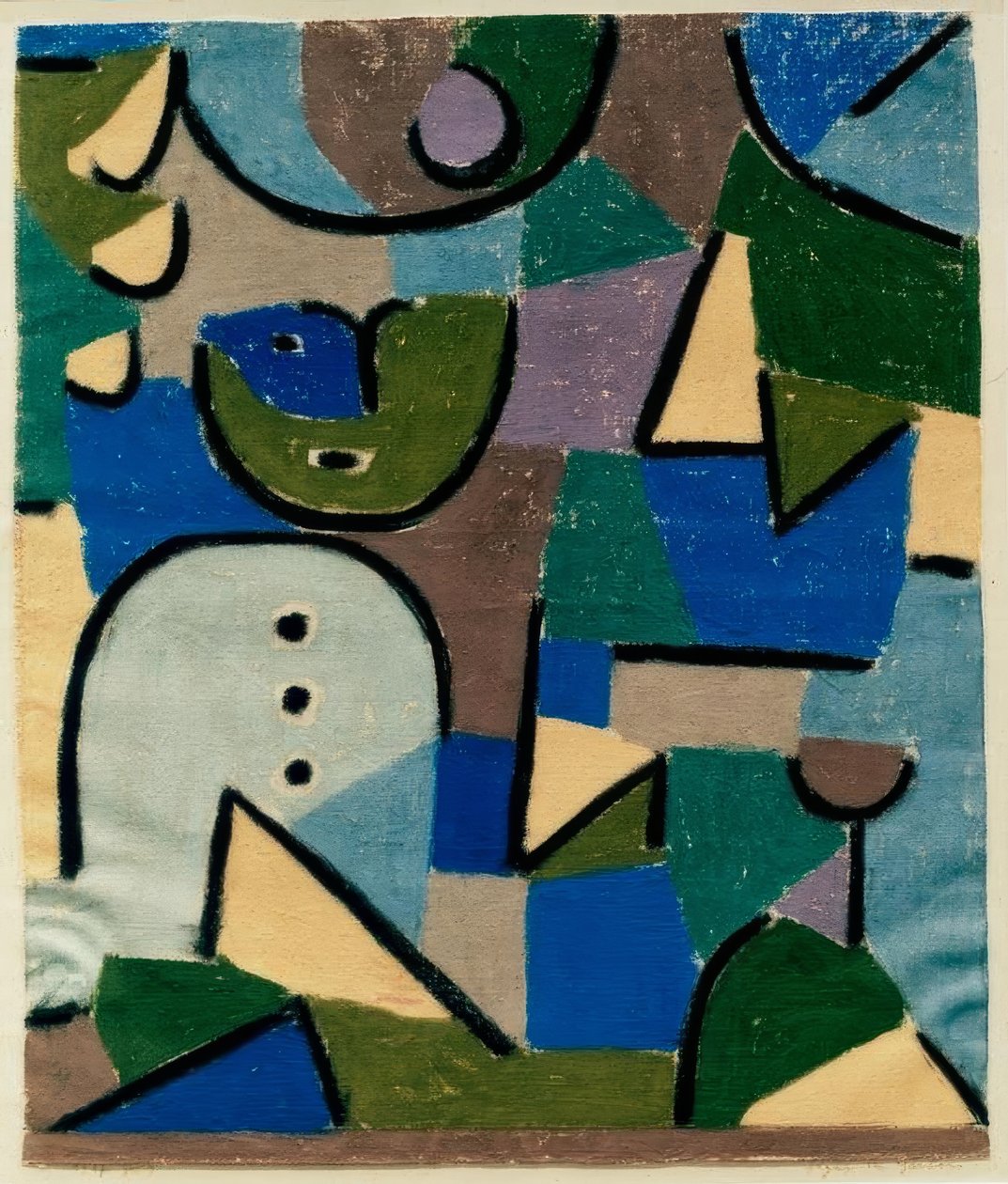 Postać w ogrodzie autorstwa Paul Klee