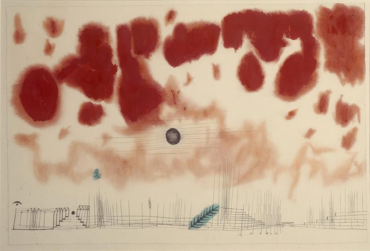 Chmury nad borem autorstwa Paul Klee