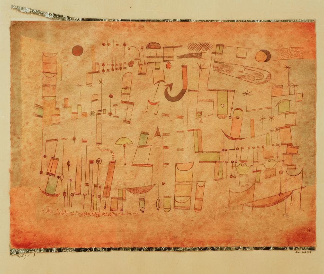 napis autorstwa Paul Klee